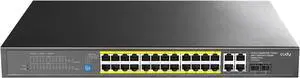 Cudy 28 Port Gigabit Smart Switch, 300W PoE Budget, GS1028PS2 Cudy 28 Port Gigabit Smart Switch, 300W PoE Budget, GS1028PS2