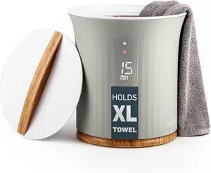 Live Fine Towel Warmer | Bucket Style Luxury Heater with LED Display, Adjustable Timer, Auto Shut-Off | Fits 40 x 70 Oversized Towel Live Fine Towel Warmer | Bucket Style Luxury Heater with LED Display, Adjustable Timer, Auto Shut-Off | Fits 40 x 70 Oversized Towel