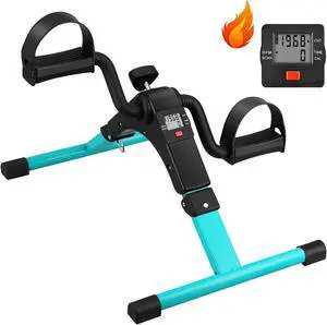Folding Pedal Exerciser - Mini Exercise Bike Under Desk Bike Pedal Exerciser with LCD Display for Arms and Legs Workout, Portable Desk Bike Peddler Machine for Adults & Seniors Folding Pedal Exerciser - Mini Exercise Bike Under Desk Bike Pedal Exerciser with LCD Display for Arms and Legs Workout, Portable Desk Bike Peddler Machine for Adults & Seniors