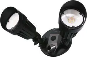 LED Black 2-Light Bullet Flood Light- 3000K Adjustable Dual Head Hardwired Outdoor Security Light, Waterproof Spot Light for Yard, Patio, Garden, Garage, Landscape & Exterior Walls LED Black 2-Light Bullet Flood Light- 3000K Adjustable Dual Head Hardwired Outdoor Security Light, Waterproof Spot Light for Yard, Patio, Garden, Garage, Landscape & Exterior Walls