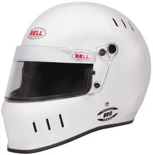 HELMET BR8 MEDIUM WHITE SA2025 HELMET BR8 MEDIUM WHITE SA2025