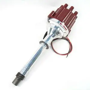 DIST BILLET MARINE CHEVY RED C DIST BILLET MARINE CHEVY RED C
