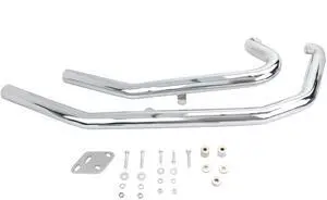 Big Growl Long Barrels Exhaust Pipe Set Chrome Big Growl Long Barrels Exhaust Pipe Set Chrome