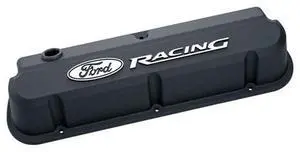 Slant Edge Valve Cover Set w/Ford Racing Logo Slant Edge Valve Cover Set w/Ford Racing Logo