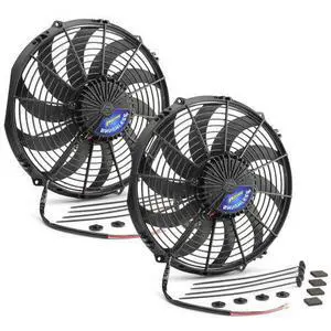 2X ELECTRIC FAN 12 IN. 2X ELECTRIC FAN 12 IN.