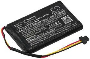 1100mAh Replace Battery for TomTom 4FA60, Go 610, Go Essential PN:TomTom AHA1111107, P6