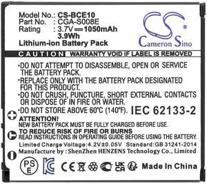 1050mAh/3.9Wh Replacement Battery for C-LUX 2, C-LUX 3 PN: BP-DC6, BP-DC6-E, BP-DC6-J, BP-DC6-U