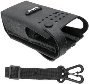 Two-Way Radio Case Leather Case with 3" Fixed Loop D-Ring for Motorola DP4401e, DP4400e, XPR 7000, XPR 7550, XPR7380, XPR7350, XPR7580, XPR 7350