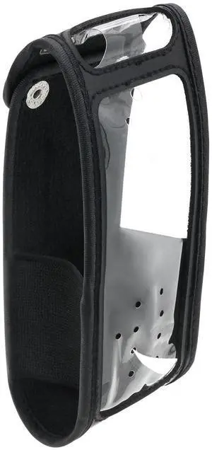 Two-Way Radio Case Leather Case with 3" Fixed Loop D-Ring for Sepura SRP8000, SRP8010, SRP8020, SRP8021, SRP8031, SRP9000, SRP9100, SRP9120