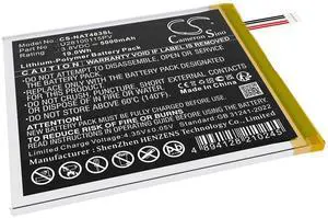 Battery for ONN 100071483, Surf 8" 3rd PN:ONN U28100115PV 5000mAh / 19.0Wh