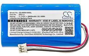 Cameron Sino Battery for Braven BRV-X, BRVXBBB PN:Braven BRV-X 6800mAh / 25.16Wh