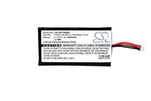 Cameron Sino Battery for Crestron MTX-3, Prodigy PTX3, PTX3, TPMC-3X Touchpanel, TPMC-3X-L PN:Crestron LPPCZRST1S1P, TPMC-3X-BTP 1000mAh/3.7Wh