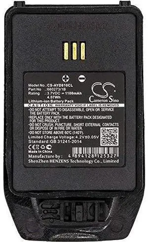 Cameron Sino Battery for Aastra DT413, DT423, DT433, DT433 EX PN:Aastra 1100mAh / 4.07Wh