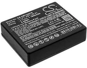 Replacement Battery for Tempest 2.4GHz beltstation, Tempest Wireless Beltpacks, Tempest Wireless Beltpacks PLI, TMP-R224 PN: 2GL-523450-G2017, PBT-LIP-01, T-LP1, TMA-BAT-02 1800mAh / 6.66Wh