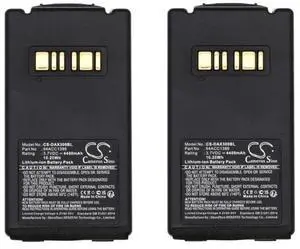 Battery for Da talogic Falcon X3 Falcon X4 Falcon X3+ Falcon X3 Plus 94ACC1386 (2PCS)