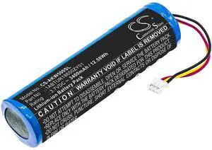 Cameron Sino Battery for AKAI 5000 Solo, EWI 5000 PN:AKAI 1ABTUR18650ZY01 3400mAh / 12.58Wh