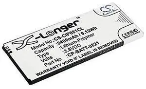 Cameron Sino Battery for Cisco 8800 PN:Cisco 74-102376-01, CP-BATT-8821, GP-S10-374192-010H 2400mAh / 9.12Wh