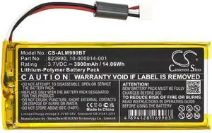 Cameron Sino Battery for 2GIG GC3 Panel, GC3e Panel, SP1-GC3,  ADT Panel SmartThings  PN:2GIG 10-000014-001, 823990 3800mAh / 14.06Wh