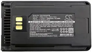 Cameron Sino Battery for Vertex EVX-231, EVX-261, EVX-530, EVX-531, EVX-534, EVX-539, VX-260, VX-261, VX-451, VX-454, VX-456, VX-459 PN:Vertex AAJ67X001, AAJ68X001 Cameron Sino Battery for Vertex EVX-231, EVX-261, EVX-530, EVX-531, EVX-534, EVX-539, VX-260, VX-261, VX-451, VX-454, VX-456, VX-459 PN:Vertex AAJ67X001, AAJ68X001