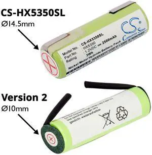 Cameron Sino Battery for Braun 1008, 1012, 1013, 1013s, 1507s, 1508, 1509, 1512, 155, 2035, 2040, 2060, 2323, 2500, 2501, 2505, 2515, 2540, 2540s, 255, 2560, 26, 260
