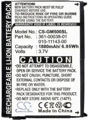 Cameron Sino Battery for Garmin Aera 500, Aera 510, Aera 550, Aera 560, Nuvi 500, Nuvi 510, Nuvi 550, Zumo 220, Zumo 600, Zumo 650, Zumo 660, Zumo 660LM 1 1880mAh Cameron Sino Battery for Garmin Aera 500, Aera 510, Aera 550, Aera 560, Nuvi 500, Nuvi 510, Nuvi 550, Zumo 220, Zumo 600, Zumo 650, Zumo 660, Zumo 660LM 1 1880mAh