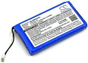 Cameron Sino Battery for AMX Mio Modero remote controls, RS634 PN:AMX 54-0148-SA, FG147-10, MIO-RBP 1100mAh / 4.07Wh