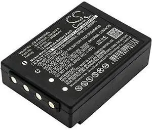 CS Battery for 6, Radiomatic Eco, Spectrum 1, Spectrum 2, Spectrum A, Spectrum B, Technos PN: 005-01-00615, BA205000, BA205030, BA206000, FuB05AA, FuB05XL, Hub05AA 2000mAh