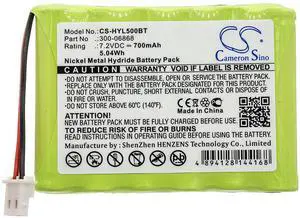 Cameron Sino Battery for ADT Alphanumeric Keypad,  Honeywell Tss Keypad  Lynx Plus  L5000 Panel  8DLLKP500  8DLTSSCBASE1  8DLWLTP100  WLTP100  LKP500 Lyric  700mAh / 5.04Wh