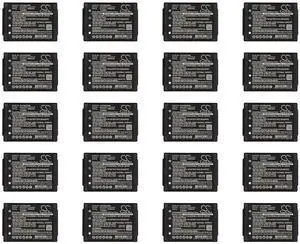 (20pack) CS Battery for 6, Radiomatic Eco, Spectrum 1, Spectrum 2, Spectrum A, Spectrum B, Technos PN: 005-01-00615, BA205000, BA205030, BA206000, FuB05AA, FuB05XL, Hub05AA 2000mAh