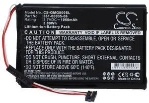 Replacement Battery for Approach G8 PN: 361-00035-06 1050mAh / 3.89Wh