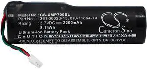 Cameron Sino Battery for Garmin Pro 550 handheld, Pro 70 Dog Transmitter, Pro 70 handheld, Pro handheld, Tri-Tronics Pro 550 Dog Traini, Tri-Tronics Pro 70 Dog Trainin 2200mAh