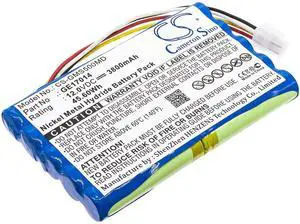 Cameron Sino Battery for GE Datex-Ohmeda S/5, Datex-Ohmeda S/5 PATIENT MONIT, Datex-Ohmeda S/5CAM, Datex-Ohmeda S5, Datex-Ohmeda S5CAM, S/5, S/5 PATIENT MONITOR 3800mAh