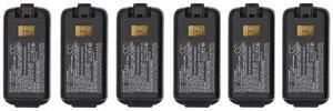 Battery for CK3 CK3A CK3X CK3R CK3C CK3C1 CK3N CK3N1 EDA61K CK3B (6PCS)
