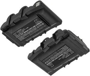 Replacement battery for D YMO Rhino 6000, 5000, 5200, 3M PL300 Portable Printer 1600mAh 2PCS