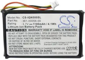 Cameron Sino Battery for Garmin Nuvi 30  Nuvi 50  Nuvi 50LM  Nuvi 55LM  Nuvi 55LMT  Nuvi 55  Drive 51LMT-S  Drive 51LMT  Drive 50 LM  1100mAh