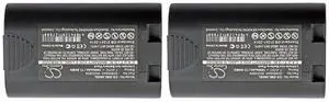 Replacement battery foor D-YMO R5200 LM360D LM420P R hino LM 360D R hino 420P LabelManager 360D R hino 5200 R hino 4200 420P (2PCS)