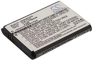 1100mAh Replacement Battery for Digimax L74W, i100, i80, i85, L74 Wide, NV100HD, NV103, NV106 HD, NV11, NV24HD, NV30, NV40, TL34HD PN: SLB-1137D