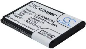 1250mAh Replace Battery for DPM6000, DPM7000, DPM8100, DPM8500, Pocket Memo DPM6000, Pocket Memo DPM7000, Pocket Memo DPM8000 PN: ACC8100, ACC8100/00