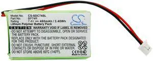 CS Battery for 2502T Receiver, 3500NCP receiver, 3500RX receiver, 3502NCP receiver, Edge RT Receiver, Receiver 2500B, Receiver 2500T, Receiver 2502B, Receiver 2502T, Receiver 3502NCP 460mAh
