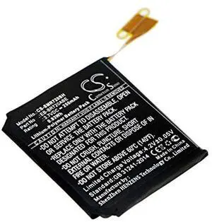 250mAh / 0.93Wh Replace Battery for Gear S2, Gear S2 Classic, R7200, R720X, R732, SM-R720, SM-R732 PN: EB-BR720ABE