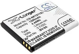 New 1200mAh Battery for Nokia 8110 4G,TA-1048,TA-1059; P/N:BV-6A