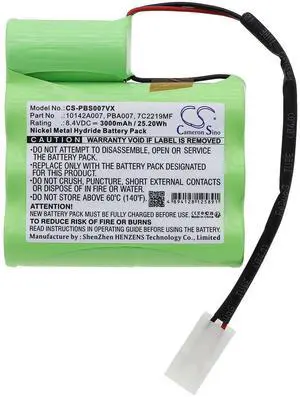 Cameron Sino Battery for Pool Blaster Max, Swimming Pool,   MTC 3937 MEGATECH,   Water Tech Pool Blaster Max  PN:Pool Blaster 10142A007, 7C2219MF, PBA007 3000mAh / 25.20Wh