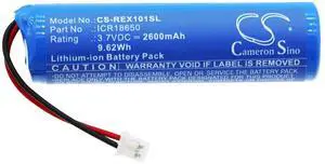Cameron Sino Battery for RESCOMF XD101 PN:RESCOMF ICR18650 2600mAh / 9.62Wh