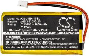 Cameron Sino Battery for JBL Flip, Flip 1 PN:JBL AEC653055-2S 1050mAh / 7.77Wh