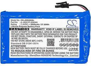 Cameron Sino Battery for JDSU E100AS, Smart OTDR, T-BERD, VIAVI 200AS, VIAVI MTS-2000, Viavi Smart OTDR 100AS PN:JDSU 4-JS001P, 636395 5000mAh / 37.00Wh