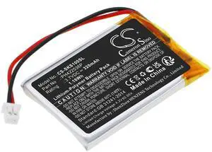 Cameron Sino Battery for Skybell Slim Line Mounting Bracket PN:Skybell PH422536P 320mAh / 1.18Wh