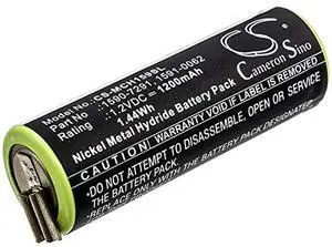 Cameron Sino Battery for Moser ChroMini 1591, ChroMini 1591B, ChroMini 1591Q, Ermila Bella 1590 PN:Moser 1590-7291, 1591-0062, 1591-0067 1200mAh / 1.44Wh