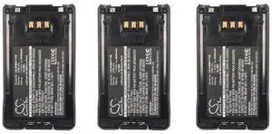Battery for NX-200 NX-300 TK-5220 TK-5320 TK-3320 KNB-47L KNB-48L KNB-50NC 2500mAh (3PCS)