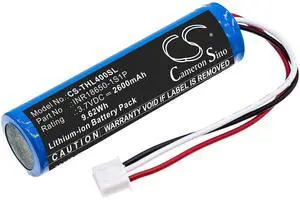 Cameron Sino Battery for Theradome LH40, LH80, LH80 Pro PN:Theradome INR18650-1S1P 2600mAh / 9.62Wh