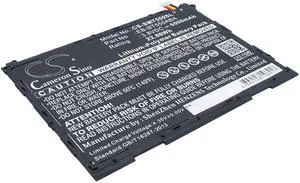 CS Battery for Galaxy Tab A 9.7, Galaxy Tab A Plus 9.7 WiFi, SM-P350, SM-P351 Galaxy Tab A Plus 9.7, SM-P550, SM-P555, SM-P555Y, SM-T550, SM-T555, SM-T555C PN: EB-BT550ABE 6000mAh